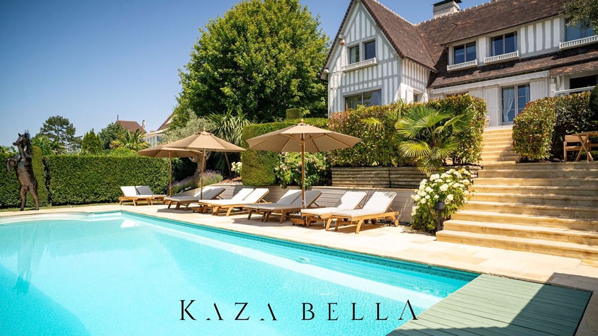 Deauville - Stunning villa with pool and sea view